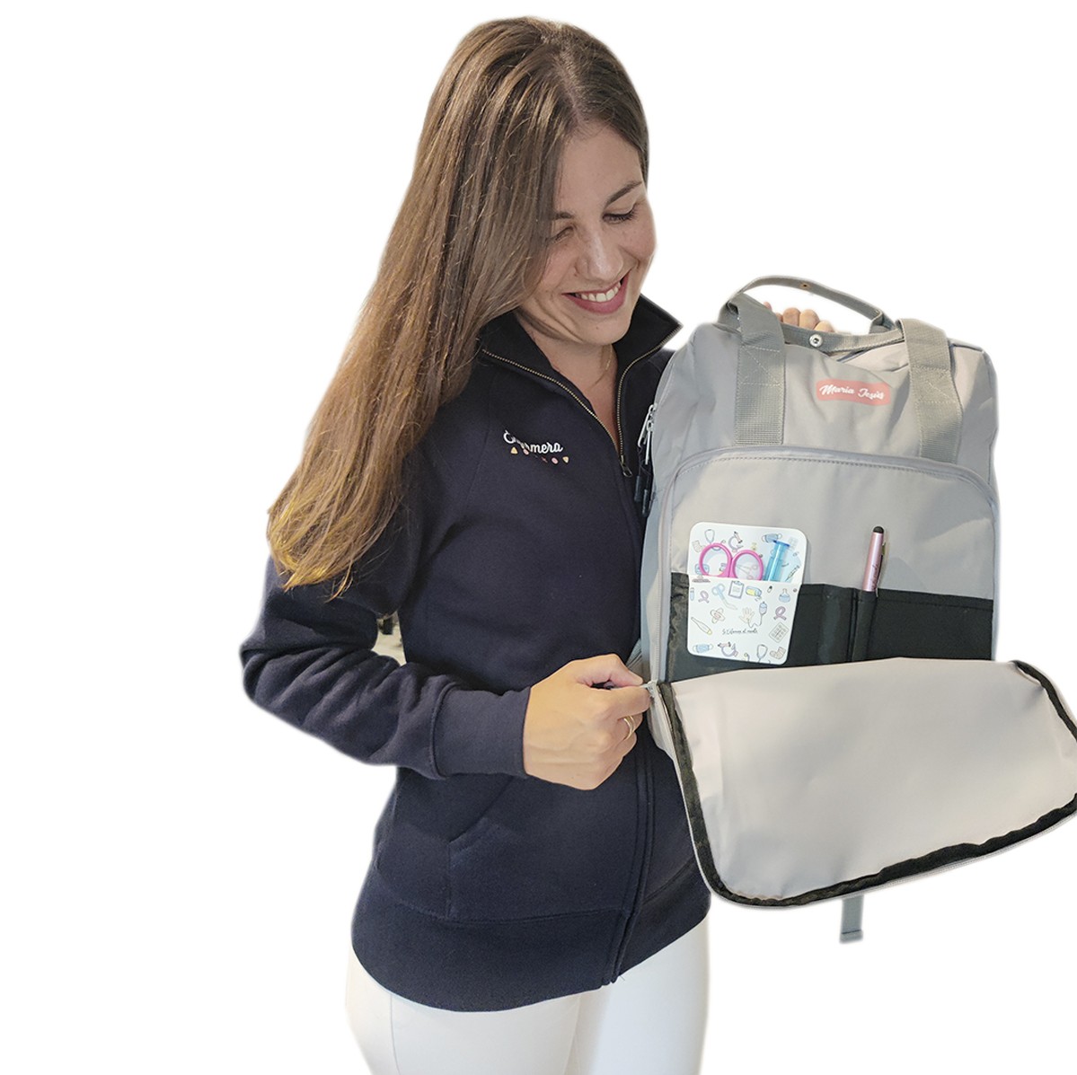 Mochila de viaje estética de enfermera personalizada, mochila de