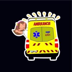 ambulancia con chica